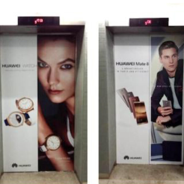 Escalator Wrap & Sky Banner