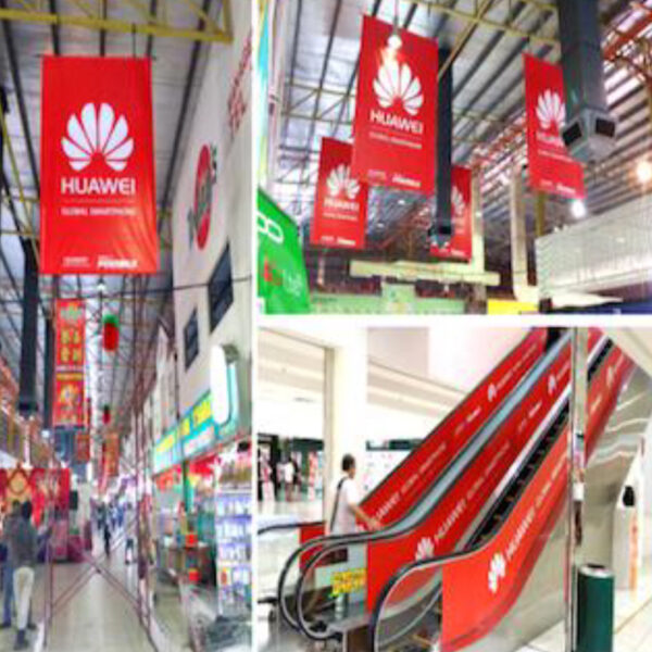 Escalator Wrap & Sky Banner